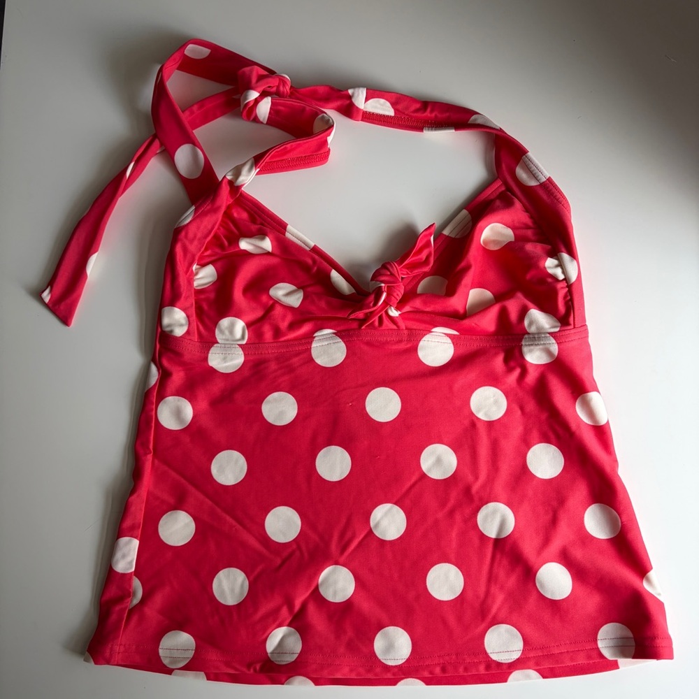 Boden Retro Women's Polka Dot Tankini Top & Briefs Set - Picture 4 of 7